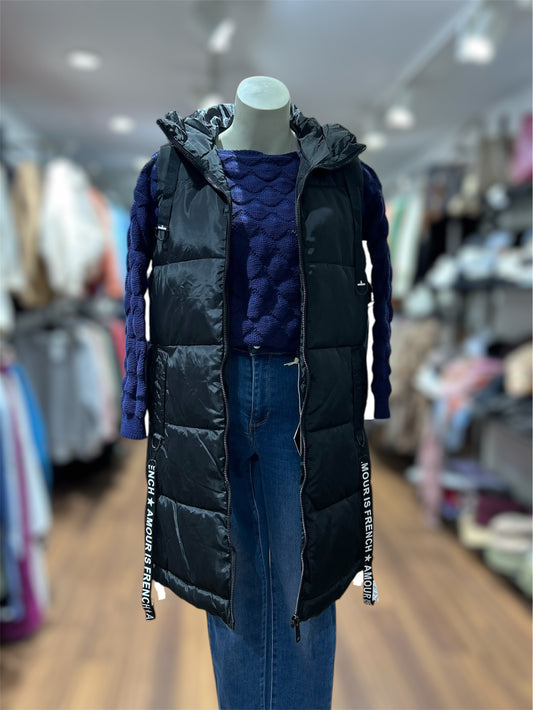 Damen Weste(schwarz und beige)